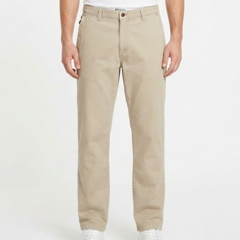 Columbia Canvas Pants Mens 34x30 Tan Khaki Outdoor Utility Workwear